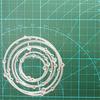 3D Пятнистая линия Круг Металлический трафарет Форма Вырубные штампы Украшения Альбом для скрапбукинга Бумага Ремесло Тиснение DIY Поделки из открыток