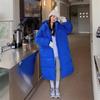 Women's Winter Down Jacket Medium Length Over Knee Loose Winter Cotton Jacket Thickened Coat