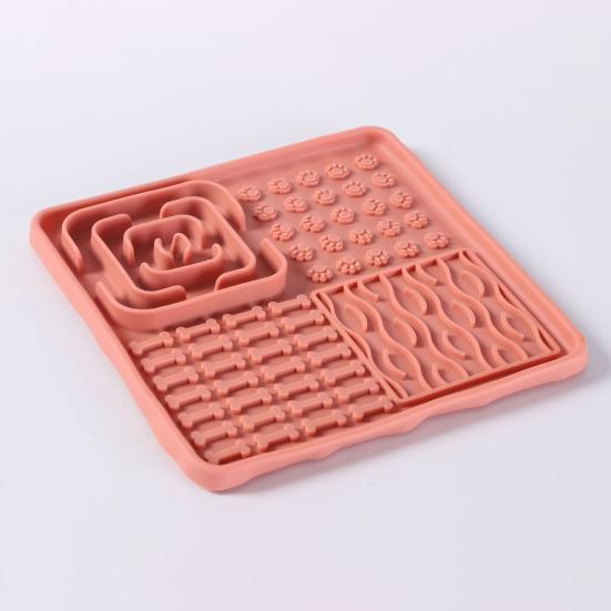 Yousheng Cat Lick Mat Dogs Fun Slow Feeder with Suction Cups Non-Slip Dog Enrichment Treat Mat for Dogs Cats Boredom Relief Mental Stimulation