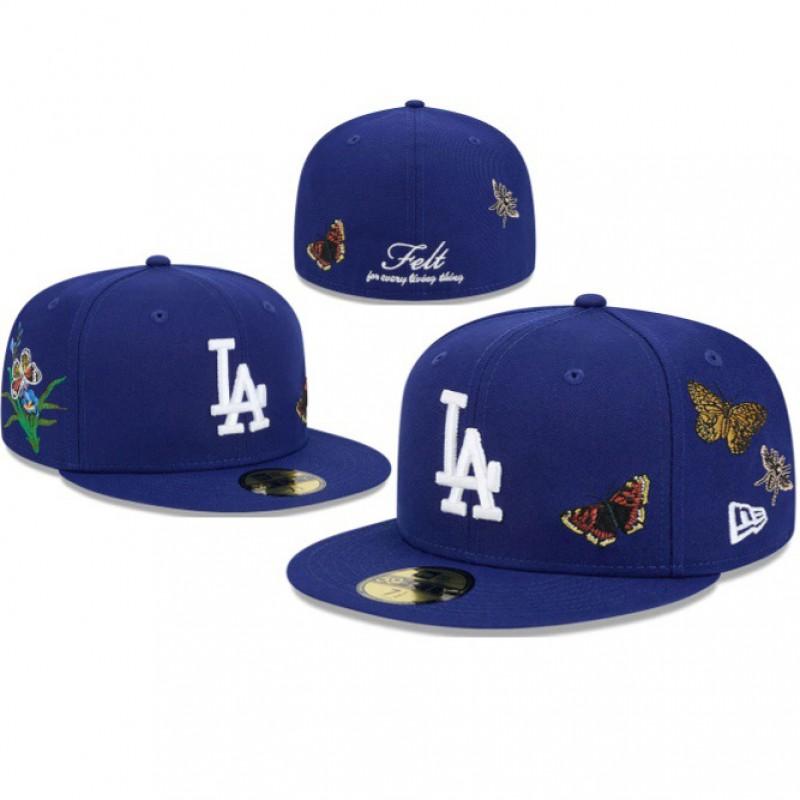 Регулируемая бейсболка в стиле LA Dodgers с широкими полями, вышитой круглой тульей, защитой от УФ-излучения, для осени, для улицы
