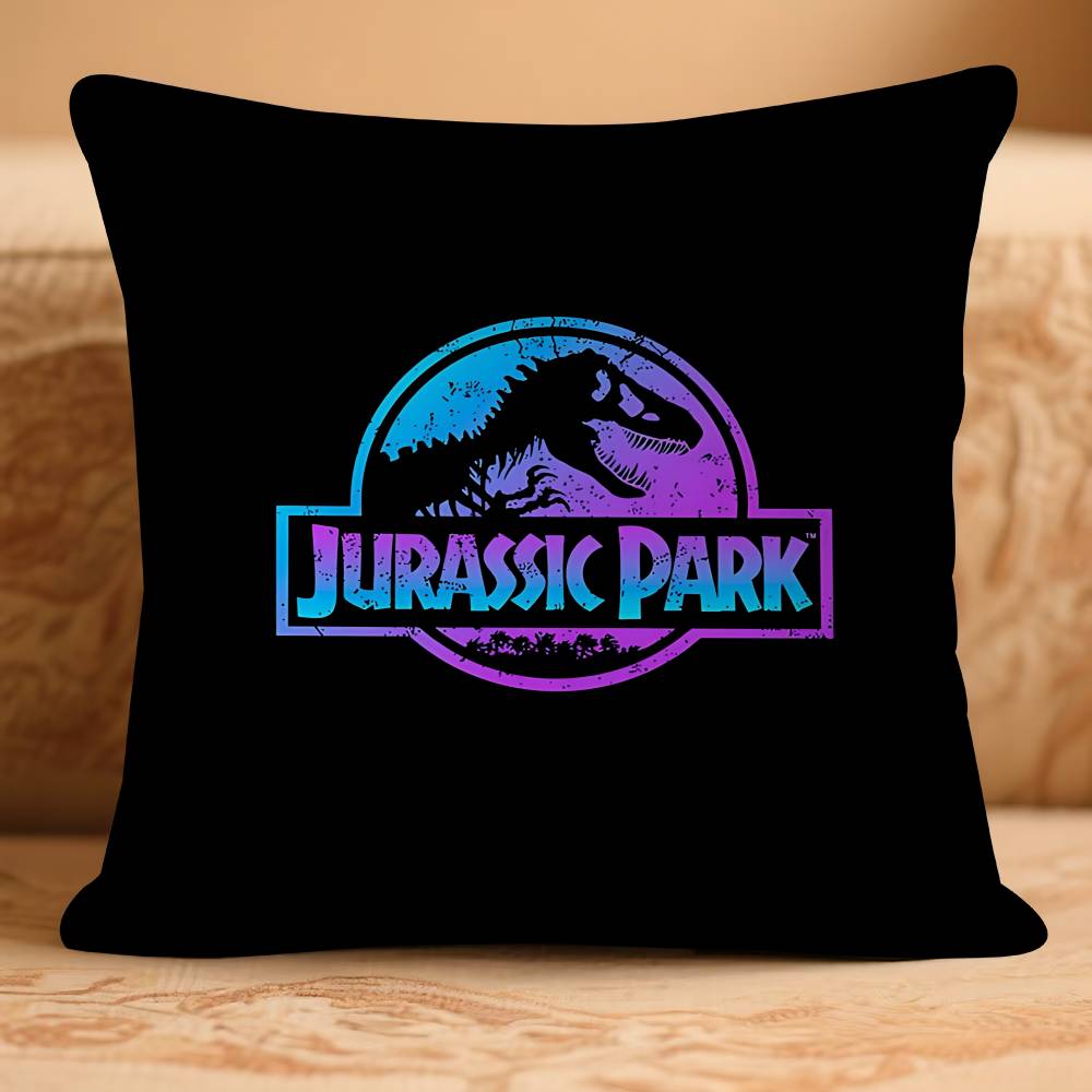 Movie J-JurasskS P-Park D-Dinosaur Pillow Case Removable Washable Cushion Cover – All-Season Soft Linen