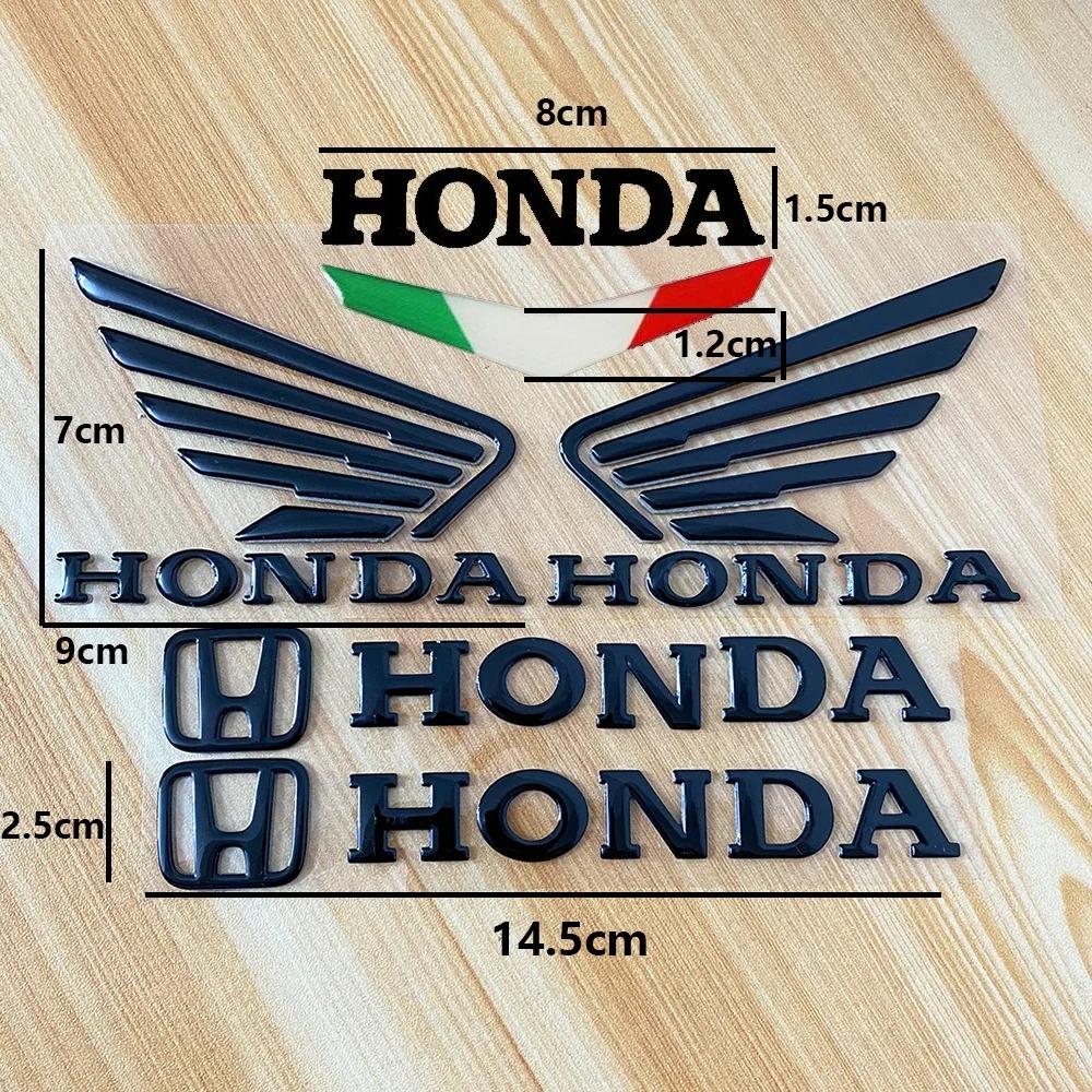 Honda Наклейки Декоративные Аксессуары для Мотоцикла 3D Крыло Мягкая Резина PCX160CBR400CBR500RC650RCBR1000RPcx125 Аксессуары для Мотоцикла XL7