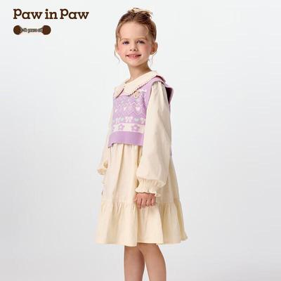 Детский мультяшный комплект из двух предметов с мишкой PawinPaw для девочек