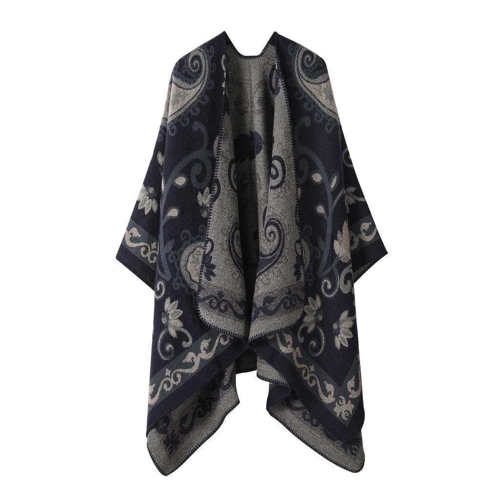 Stylish Ethnic-Style Warm Shawl: Perfect for Travel In Yunnan & Tibet, Summer Imitation Cashmere Scarf for Women