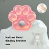 Nail Practice Stand Cat Paw Stable Eco-friendly Nail Support for Manicure Art Display Skill Improvement