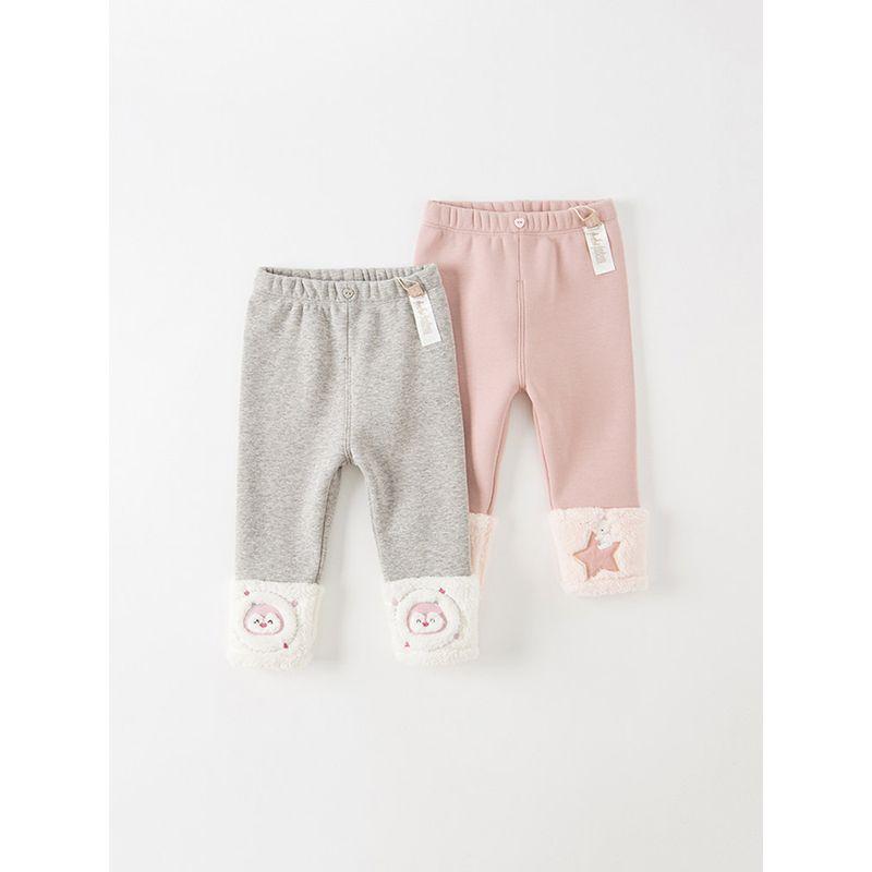 Dave & Bella Winter Fleece-Lined Baby Girls' Pants