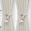 Polyester Pearl Curtain Tieback Adjustable Curtains Tie Rope Creative Pearl Curtain Buckle  Home