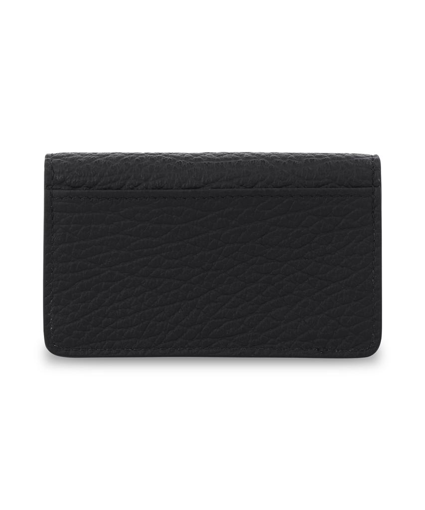 Maison Margiela 4-Stitch Grainy Leather Business Card Holder - Black / Sa3Vx0008P4455T8013.