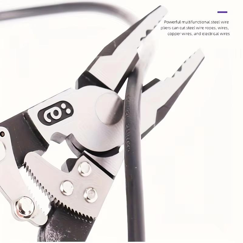 Новые самозажимные плоскогубцы с храповым механизмом, кусачки для проволоки, многофункциональные 9-дюймовые плоскогубцы электрика, промышленного класса, экономящие труд ручные инструменты