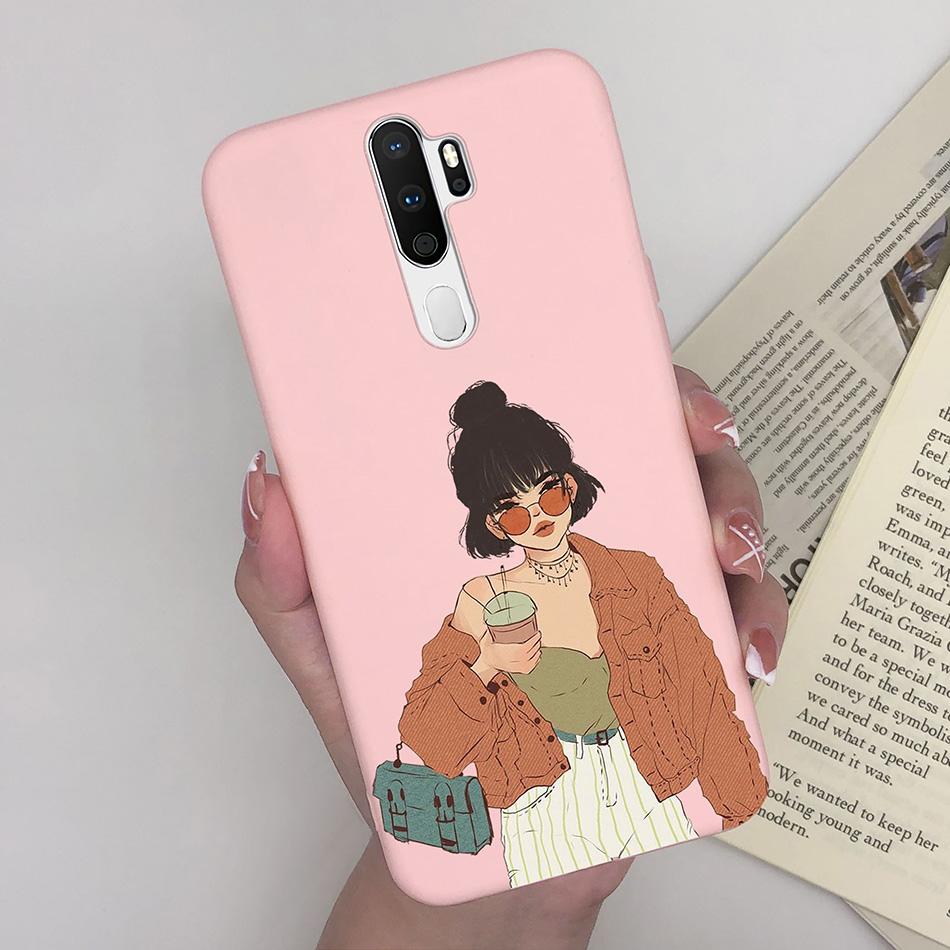 Чехол для OPPO A5 A9 2020 A11x Силиконовый Мягкий Чехол Для OPPOA5 OPPOA9 OPPO A 9 2020 Чехлы для Телефона Модный Милый Конфетный Расписной Fundas