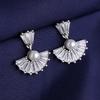 Серьги-гвоздики из стерлингового серебра 925 пробы, женские, модные, милые, крошечные, с прозрачным кристаллом CZ, подарок для девочек, подростков, женщин E001