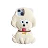 Корейский милый силиконовый чехол для телефона с 3d сердцем щенка для Iphone 14 13 12 11 Pro Max, противоударный мягкий чехол с прекрасным мультяшным рисунком