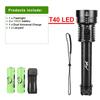 Professional Diving Torch High Power Dive Flashlight 600M Strong Light Diving Lamp Amphibious Hand Light Fishing Lantern
