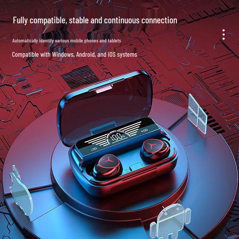 Премиальные игровые беспроводные Bluetooth-наушники-вкладыши с шумоподавлением для тройного дисплея