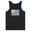 Débardeur - Drapeau de l'Uruguay - Noir - 100% хлопок - Coupe ajustée - Mixte