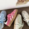 Two Bars Niche Retro Women's Little White Shoes Spring New Casual Sports Board Shoes Trend
