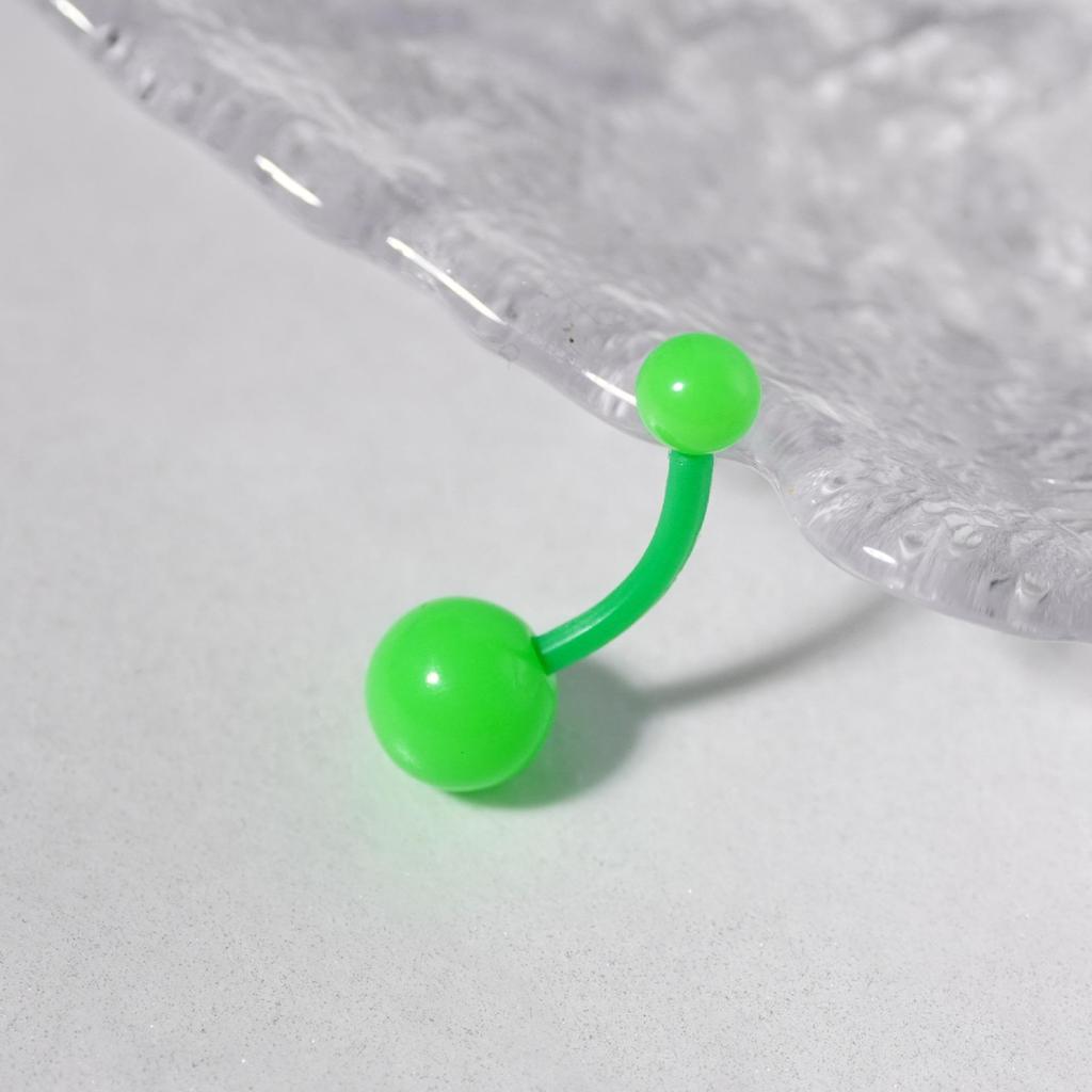 Акриловые конфетные цвета УФ мягкие украшения для пирсинга пупка