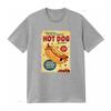 Size Matters Go For The Biggest Hot Dog Bigger Thicker Juicier T Shirt Baggy Boyfriend Baseball 3013 vintage Washed Breathable