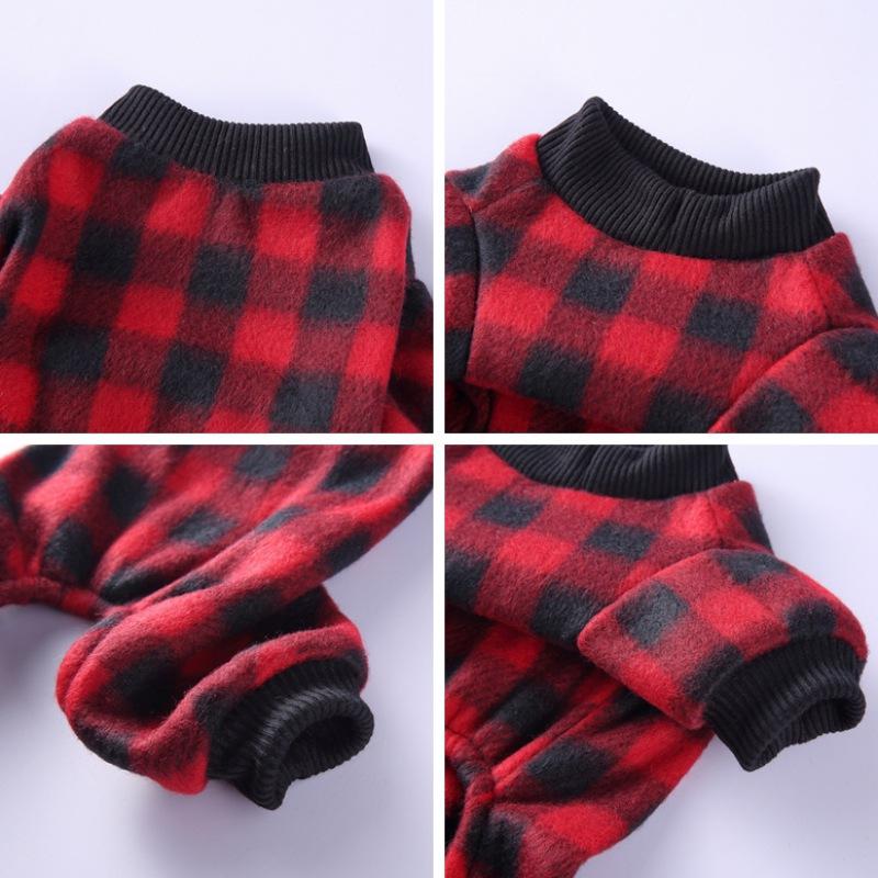 Winter Warm Dog Pajamas Pet Clothes Cat Pajama Dog Puppy Jumpsuit for Small Medium Large Dogs Sleeping Wear Warm Clothing Coat