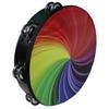 Rainbow Wood Hand Held Drum 8/10-Inch Children's Drum Durable Tambourine  Musical Instrument