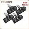 56053031AD 4pcs Tire Pressure Monitor Sensor 56053031AD For 2008 Chrysler 300 Dodge Charger Journey 433MHZ TPMS  68078768AA