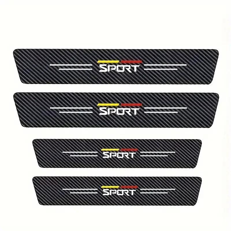 Наклейки на пороги дверей автомобиля для Ford Mondeo Edge Fusion Escape Fiesta Focus Territory Kuga Transit Ranger Explorer