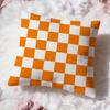 Checkerboard Cushion Cover Premium Comfort Reversible Pillow Cove Two in One Design for Any Room  Car Interior