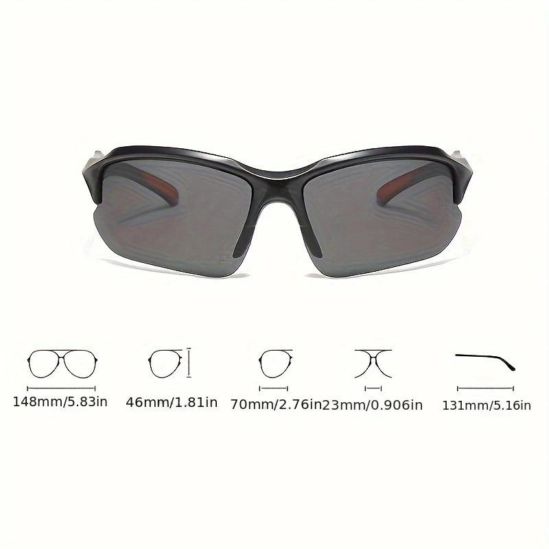 1 шт. солнцезащитные очки, классические модные мужские солнцезащитные очки для велоспорта, бейсбола, бега, рыбалки, гольфа, вождения, спортивные квадратные солнцезащитные очки, аксессуары