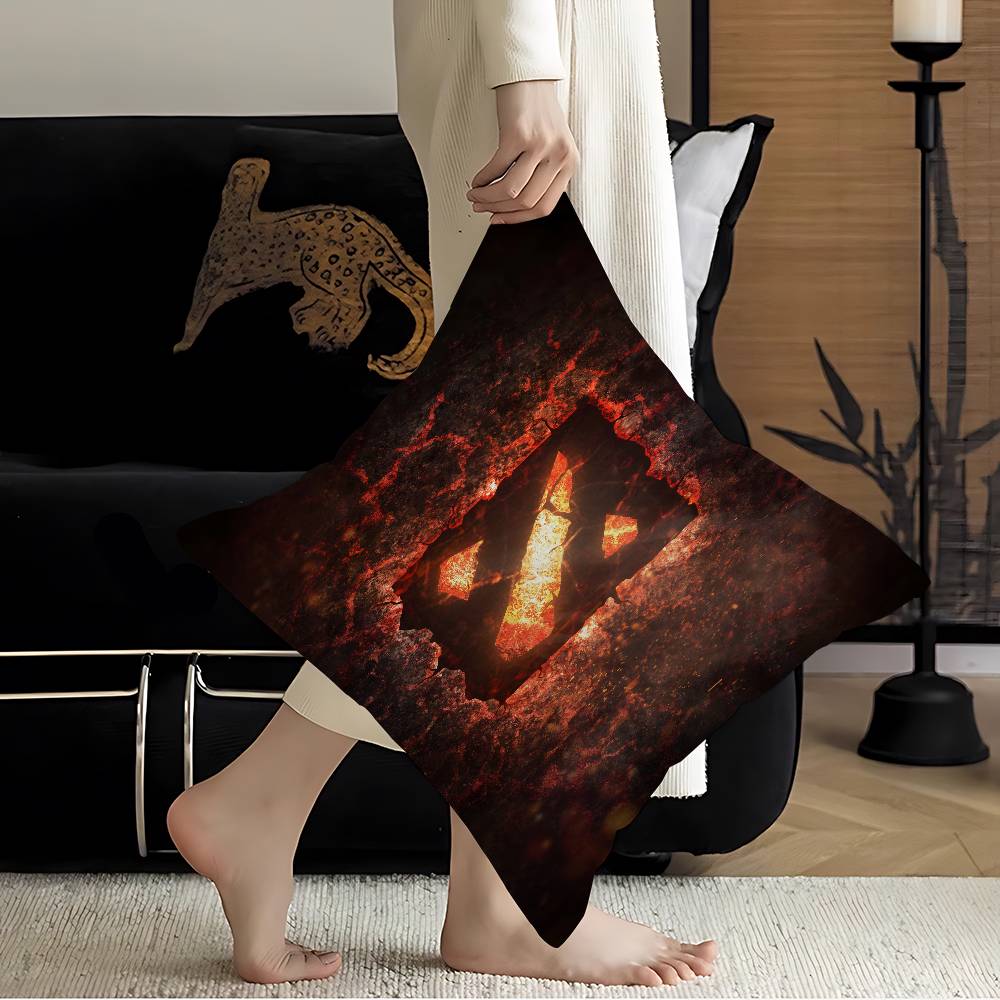 Hot Game DDota  Cushion Cover Pillow Cover Decor Pillowcase Printed Cushion Case for Couch