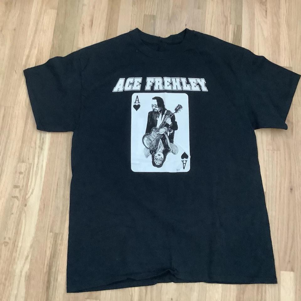 Ace Frehley Cotton Short Sleeve Black Men Tshirt men Unisex T-Shirt Graphic Tee