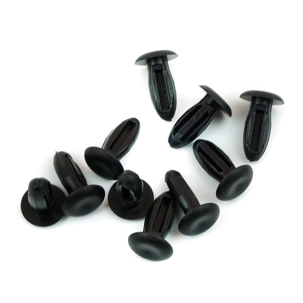 ESC ECF5046 10 Pieces Weatherstrip Door Seal M.6 Clips For Renault Head Size: 9.40 Mm