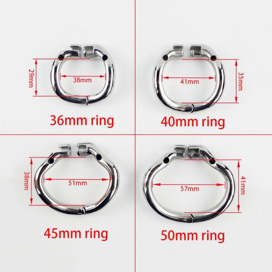 Супер маленькая клетка целомудрия из нержавеющей стали для мужчин