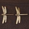 Elegant Brass Dragonfly Figurines Copper Dragonfly Ornament  Garden Decoration