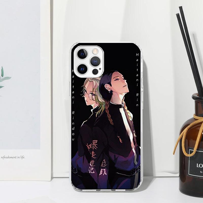 Ran Haitani Rindou Tokyo Aevengers Phone Case For Iphone 17 Air 16 15 Plus 16E 14 Pro Max 13 Mini 12 11 7 8 SE Fundas Soft Back