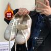 Fleece Casual Shoes Children's Autumn and Winter New Women's Cotton Shoes Flat-soled Sports Board Shoes 853