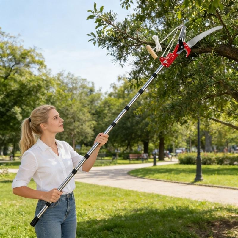 Long Lasting 13 Foot Tree Pruning With Rustproof Metal Construction