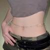 Цепочка на талию со стразами, женское летнее украшение, сексуальная тонкая цепочка для тела с юбкой, ожерелье, пояс для щиколотки, женские аксессуары