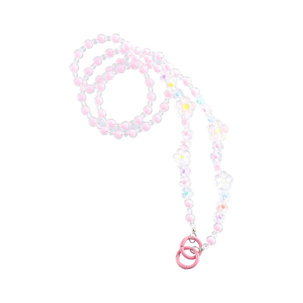 Цветочный бисерный цветок кроссбоди шнурок конфетного цвета бисерная цепочка кроссбоди аксессуары для телефона