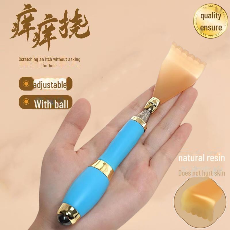 Dual-Head Telescopic Back Scratcher & Portable Massager