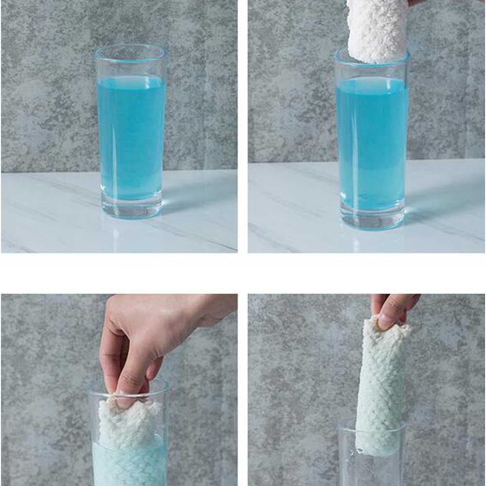 Window Microfiber Kitchen Supplies Absorbent Cleaning Rags Washing Towel Dishcloth Cleaning Cloth