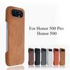 Для Honor 500 Pro Чехол из овчины из ПУ кожи Магнитный Безрамочный Противоударный Чехол для Honor 500Pro Беспроводная зарядка