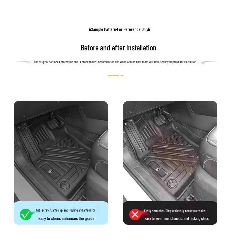 Водонепроницаемые, Экологичные, Износостойкие Коврики на Пол из ТПЭ для Honda Civic Hatchback 2023-2025 (Правый руль)