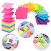 Sticky Notes Set 8 Colors Heart Square Shapes Removable Clean Smooth Writing Sticky Notes Home