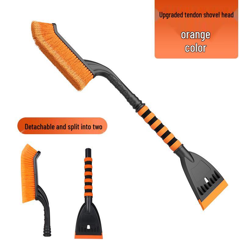 Съемная щетка и лопата для чистки автомобиля от наледи и инея