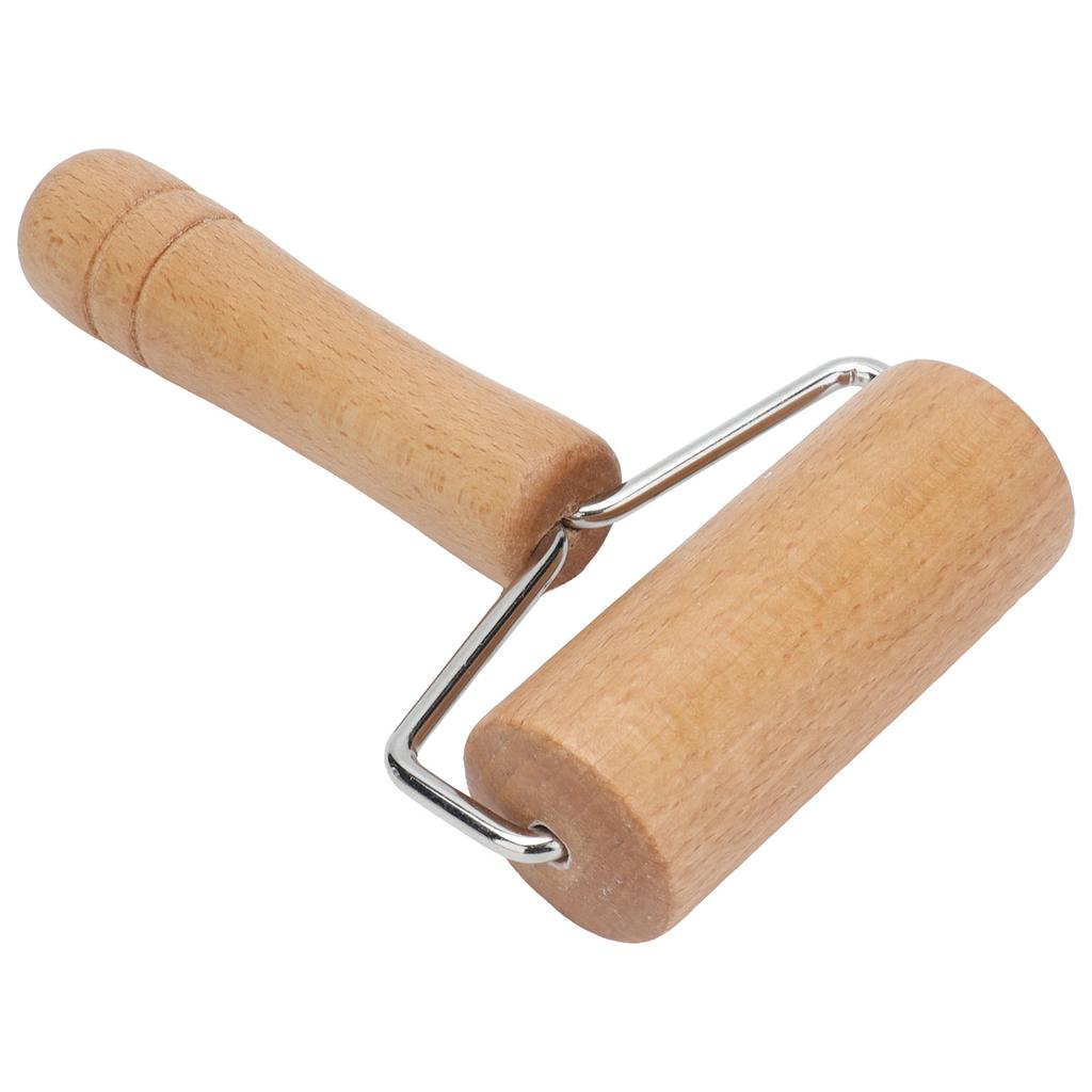 Wood Rolling Pin Pastry Pizza Hand Dough Roller for Bakery Kitchen Cake Bread Home Use