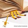 Вязаная закладка с изображением животных, износостойкая, сделай сам, ручная работа, милая персонализированная закладка для вязания крючком, Рождественский подарок