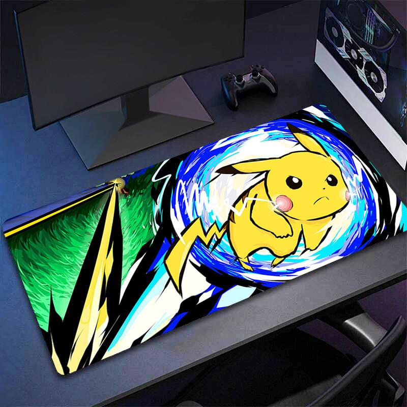 Mouse Pad Pokemon Gamer Mousepads Big Gaming Mousepad Large Keyboard Mat Waterproof Desk Pad For Computer Laptop Mouse Pads