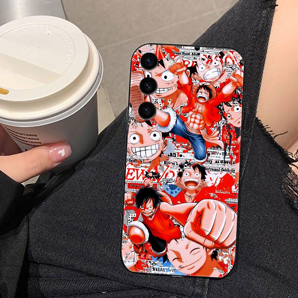 Чехол для телефона Аниме One Piece Луффи для Samsung Galaxy S26 S25 EDGE S24 S23 S22 S21 S20 FE S10 Ultra PLUS LITE Чехол-оболочка