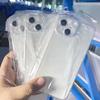 Подходит для Apple 15 Чехол для мобильного телефона iPhone 14 Pro Прозрачный 12 Ультратонкий Полный Покрытие 13 Противоударный Мягкий Чехол TPU