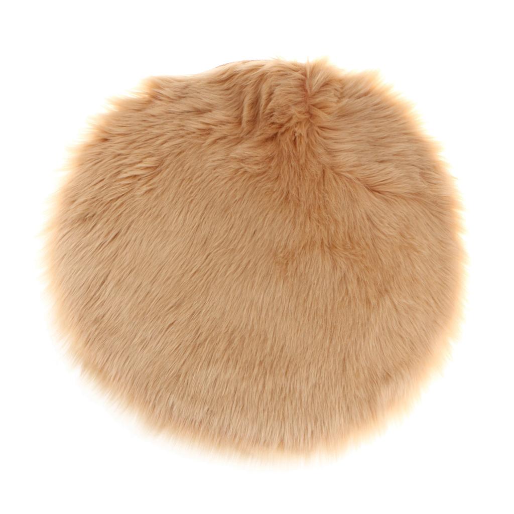 Round Car Stool Seat Cushion Floor Mat ry Sofa Pad